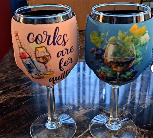 Vino Vibe: Your Glass, Your Style with Personalized Wine Koozies!