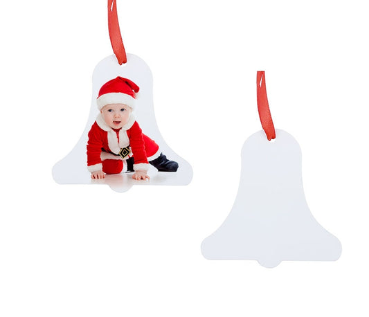 Bell of Memories: Personalize Your Joy with our Custom Bell-shaped Ornament!
